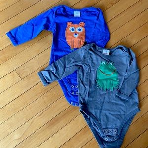 Set of 2 Hanna Andersson bodysuits - 70 (6-12 mo)